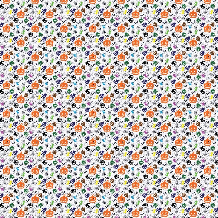 Halloween Pumpkin Paint Splatter Pattern Acrylic Sheets - CMB Pattern Acrylic